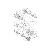 Polea Yamaha Grizzly 700 Kodiak 700 Viking 700 Grizzly 550