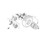 Disco De Freno Delantero Honda Fourtrax Trx250r 1986-1989