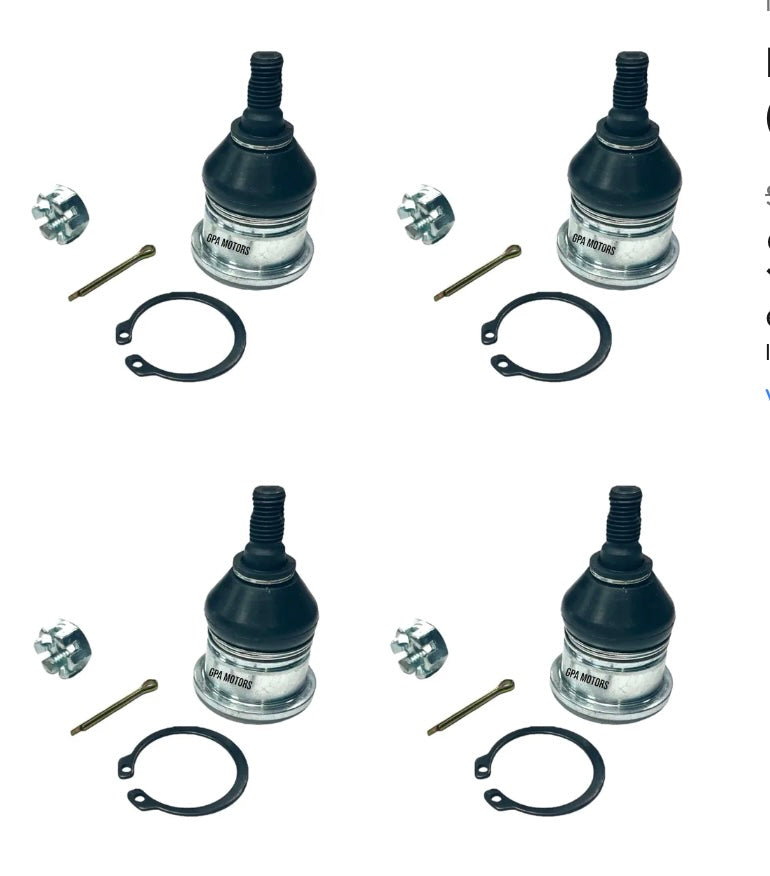 Kit 4 Rotulas Yamaha Yfz450 (2004-2013) Yfz450r (2009-2023)