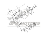 Yamaha Rhino 450 2006-2009 Pinza Freno Caliper Balatas