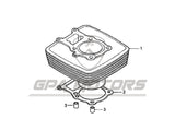 Cilindro Piston Honda Fourtrax Recon Sportrax Trx250ex 01-17