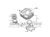 Kit Reparación Cilindro Honda Trx300 Trx300ex 80mm (93-08)
