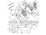 Yamaha Rhino 660 Yrx660 2004-2007 Radiador Con Soporte