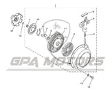 Arranque De Retroceso Pull Start Bruin Grizzly 350 450 660