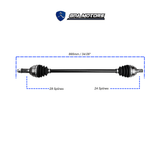 Juntas Flechas Delanteras Izq/der Maverick X3 Xrs Xrc 18-23