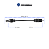 Flechas Traseras Para Can Am Maverick 1000 (2013-2015)