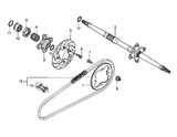 Eje De Rueda Trasera Honda Sportrax Trx400ex/400x 99-14