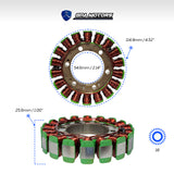 Estator Kawasaki Brute Force 650 05-13 750 05-07 Prairie 700