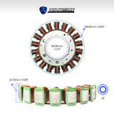 Estator Alternador Yamaha Kodiak 400 00-06, Kodiak 450 03-06