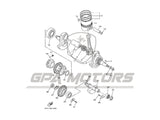 Cigueñal Para Yamaha Raptor 660 Yfm660 2001-2005