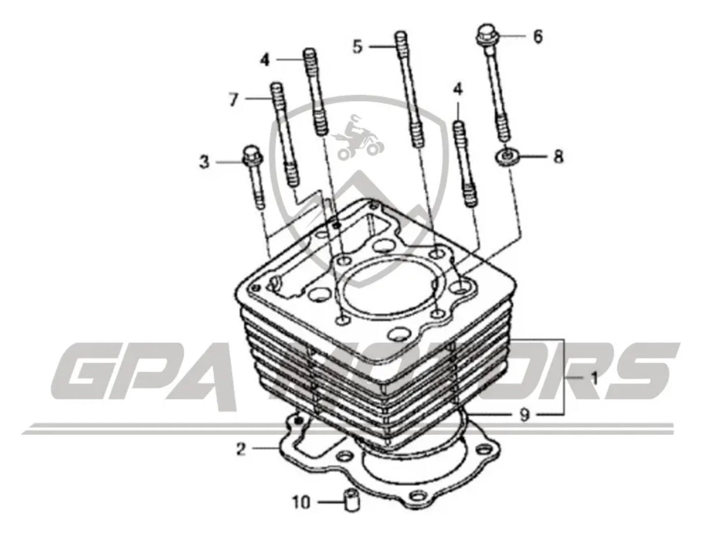 89mm 440cc Kit Cilindro Piston Honda Sportrax Trx400ex 99-08