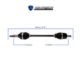 Ejes Flechas Delanteras Para Cf Moto Zforce 950 Sport 20-21