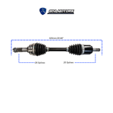 Flecha Delantera Derecha Para Honda Rancher 420 (2022-2024)