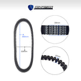Banda Fibra Carbono Can-am Gates 30c3750 Commander 1000