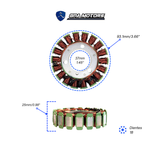 Estator Alternador Para Yamaha Breeze 125 Yfa1 (1989-2004)
