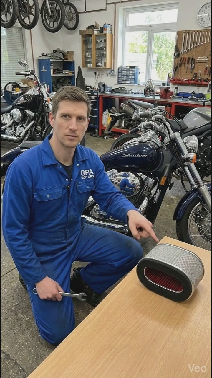 Filtro De Aire Honda Shadow Vt 750,spirit,vt 1100 Shadow Vt