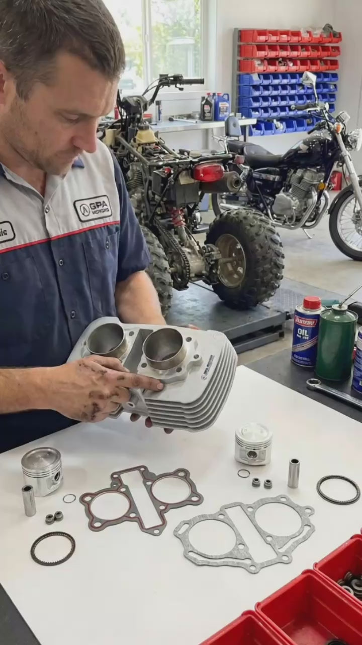 Kit Cilindro Con Pistones Honda Rebel, Dinamo, Nighthawk Y +